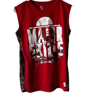 NWOT Children's Place Sport Boys Red Athletic Baseball Tank Top sx XL 14